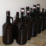 „Ausbeute“ eines Sud mit dem BIELMEIER Brausystem BHG 400: 22 Liter vorzügliches Märzenbier